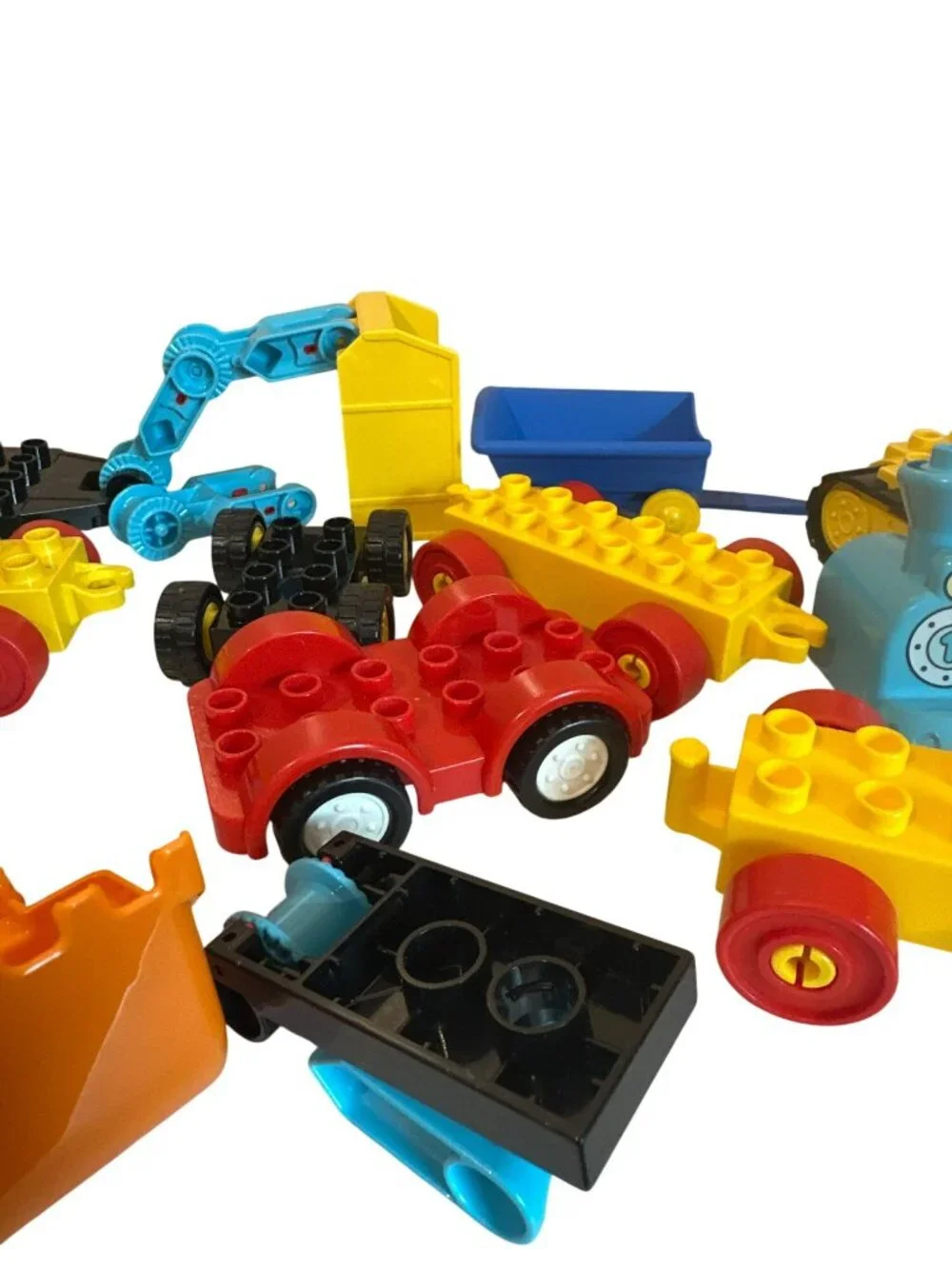 LEGO Duplo Construction Vehicle Parts Lot Cars Train Part Misc. Mixed Building